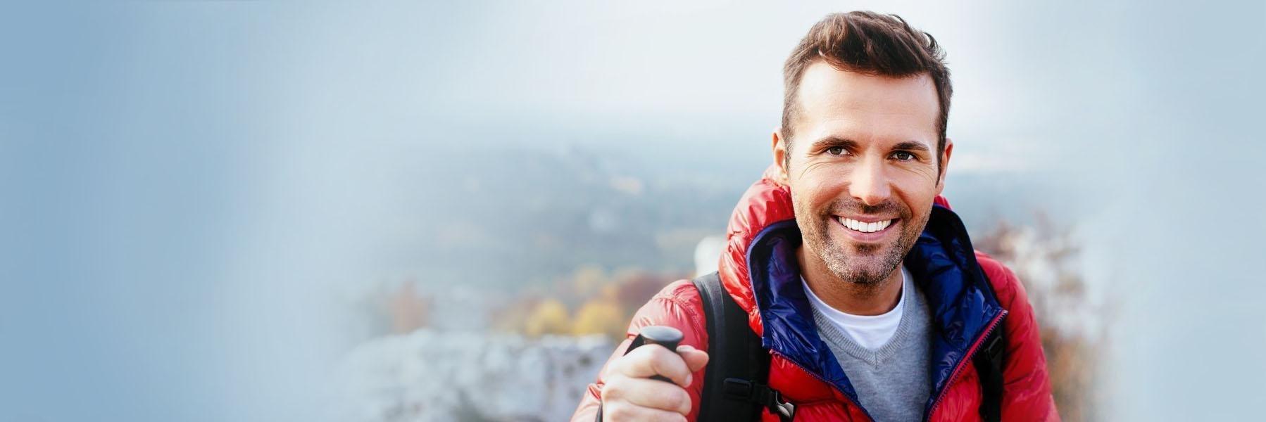 Man Hiking | Dental Implants Inglewood